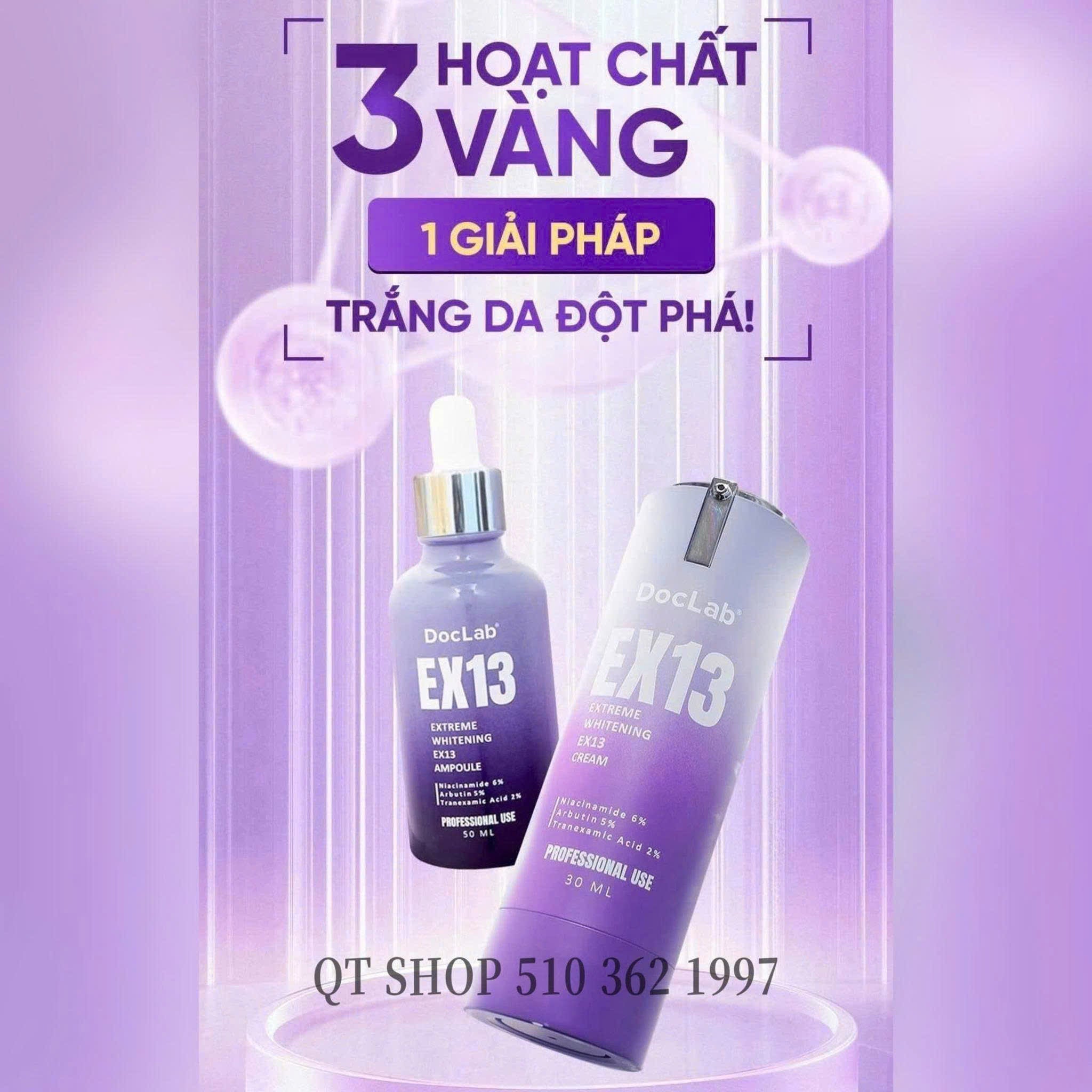 DocLab - EX13 Ampoule - Serum Trị Nám 50ml
