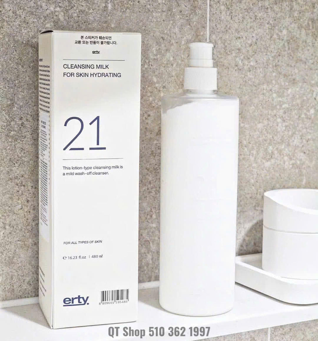 Sữa tẩy trang ERTY 21 CLEANSING MILK 480ml