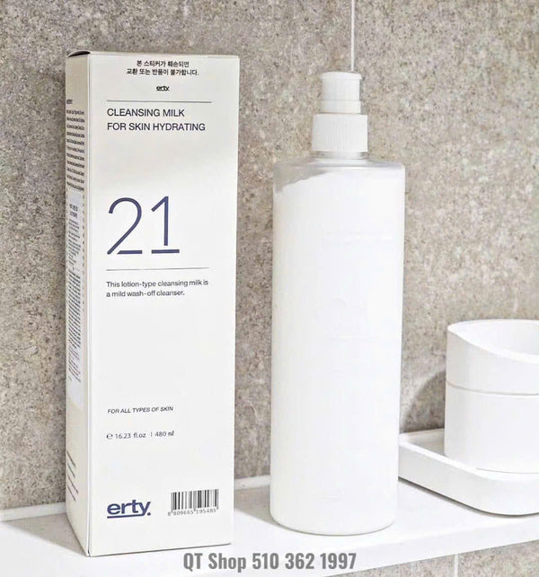 Sữa tẩy trang ERTY 21 CLEANSING MILK 480ml