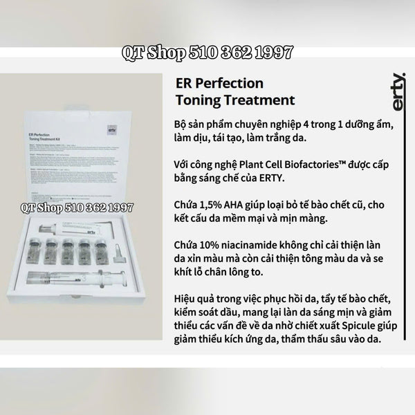 ERTY Perfection Toning Treatment Kit - Set Vi Gai Nano Treatment