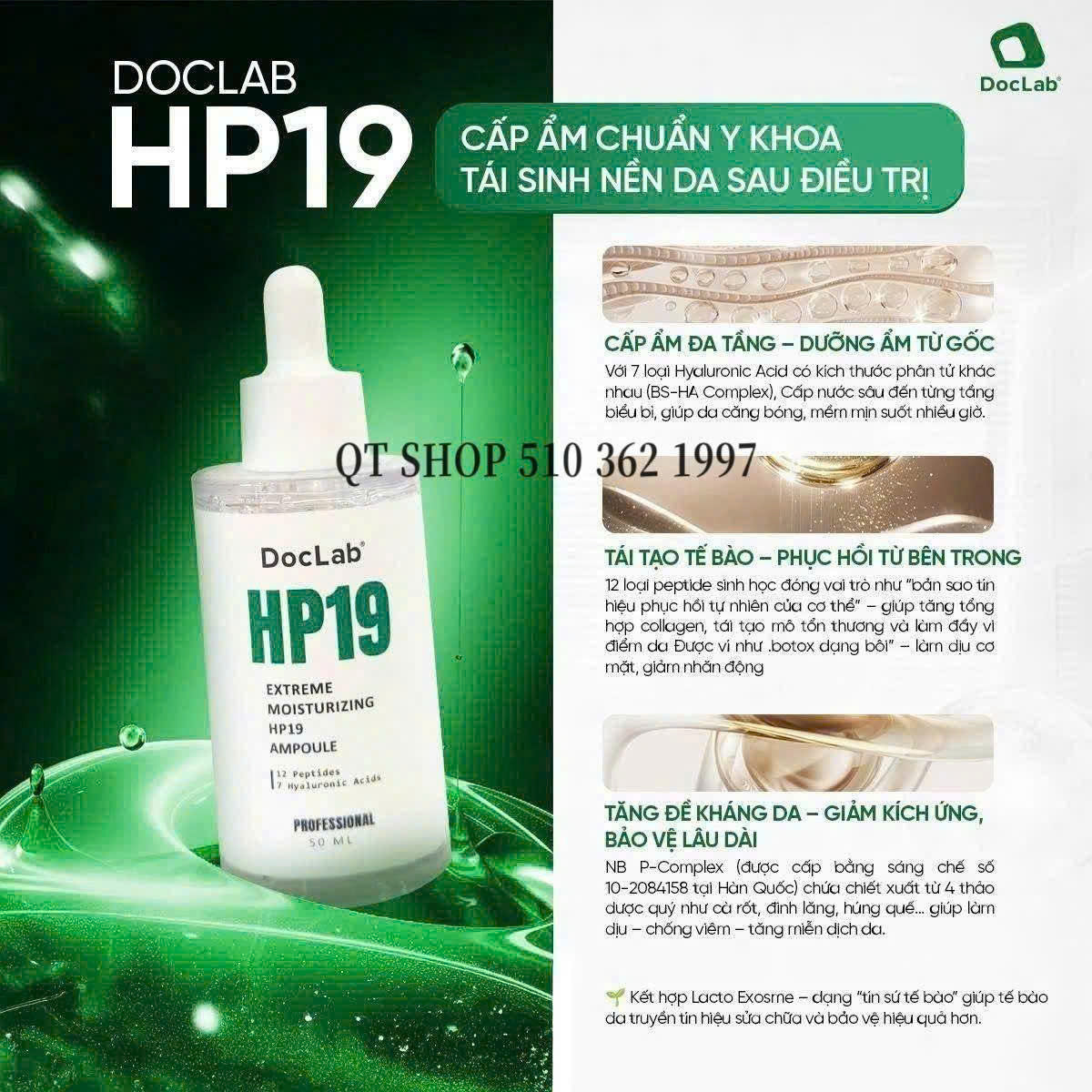 DocLab - Extreme Moisturizing HP19 Ampoule - 50ml