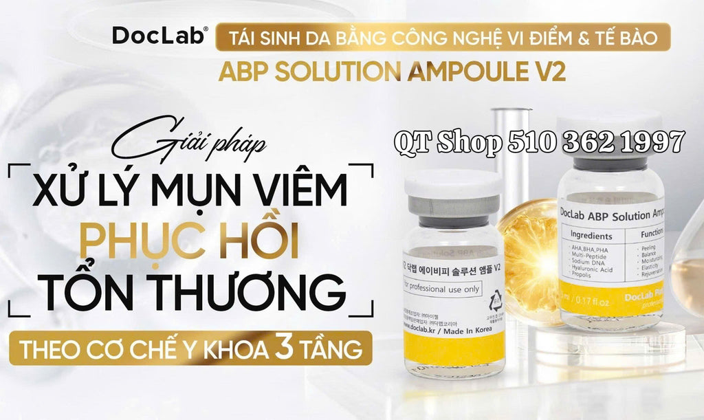 DocLab - ABP Solution Ampoule V2: TBG đặc trị mụn - 5ea