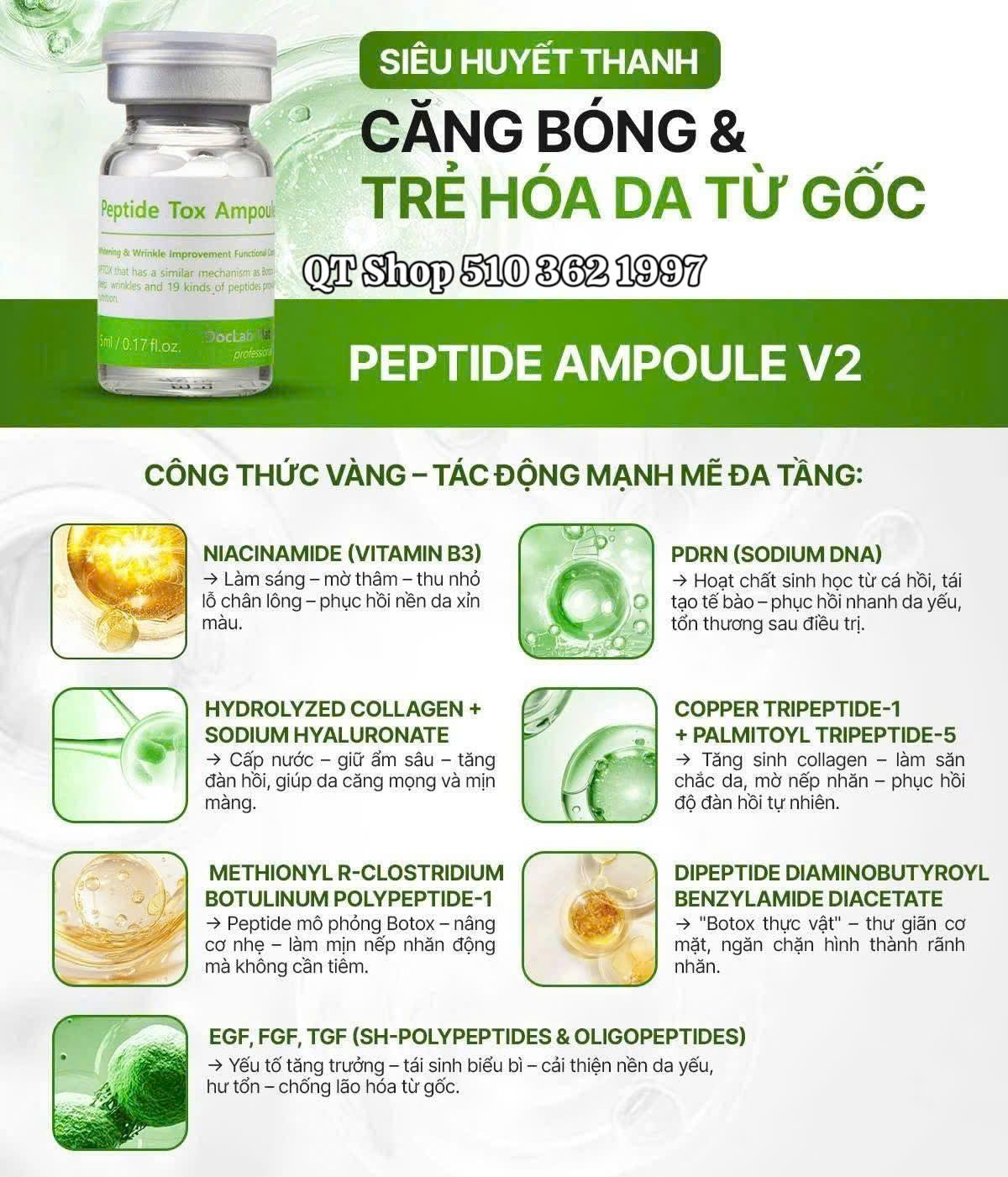 DocLab - Peptide Tox Ampoule V2 - 5 each