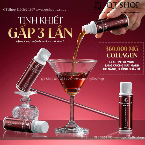 CELLA Collagen Elastin Premium 360.000mg - Hộp 30 lọ x 25ml